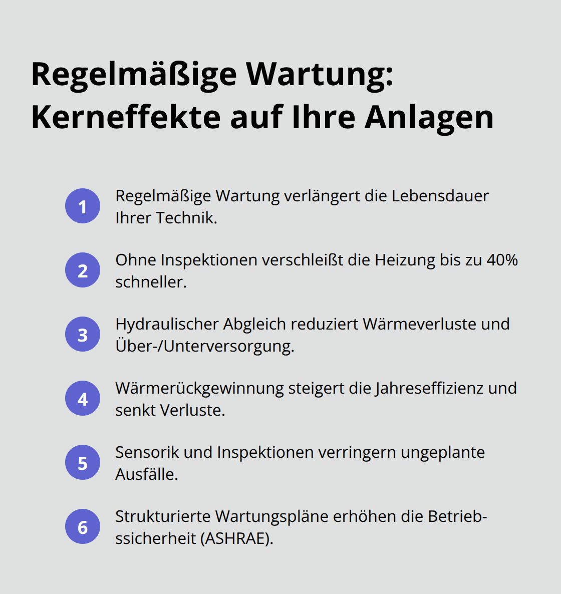 Kompakte Liste der wichtigsten Wartungsvorteile für Gebäudetechnik in Oberschwaben